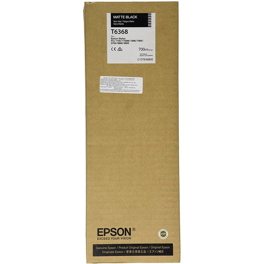 Genuine Epson T6368 Matte Black Ink Cartridge