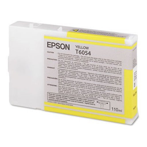 Genuine Epson T6054 Yellow Ink Cartridge (C13T605400)