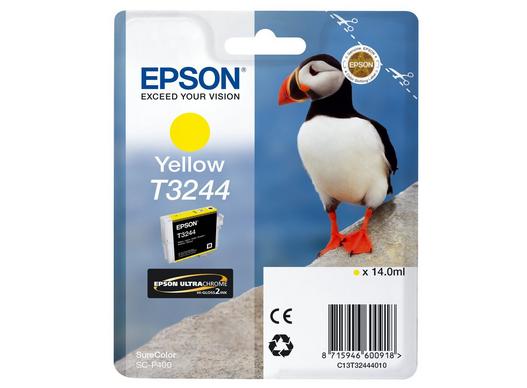 Genuine Epson T3244 Yellow Ink Cartridge
