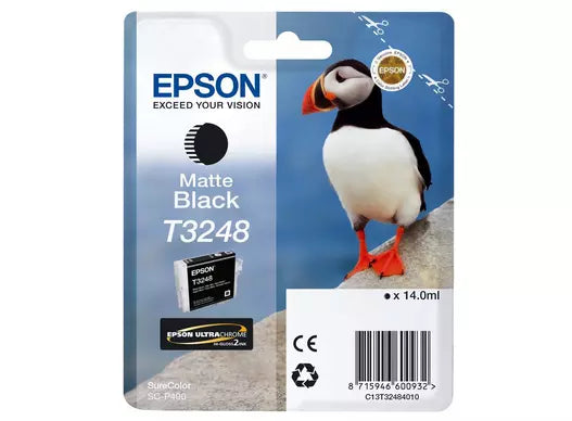 Genuine Epson T3248 Matte Black Ink Cartridge