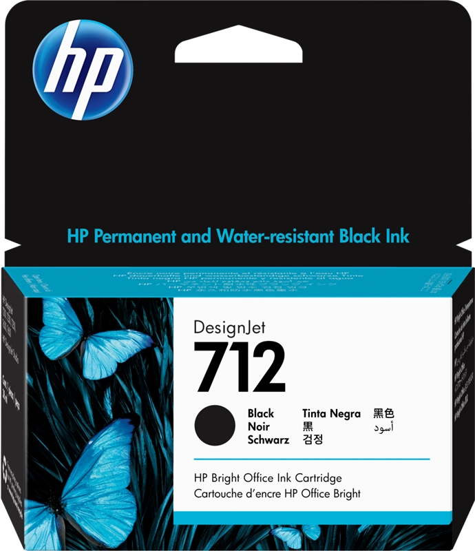 Genuine HP 712 Black Ink Cartridge