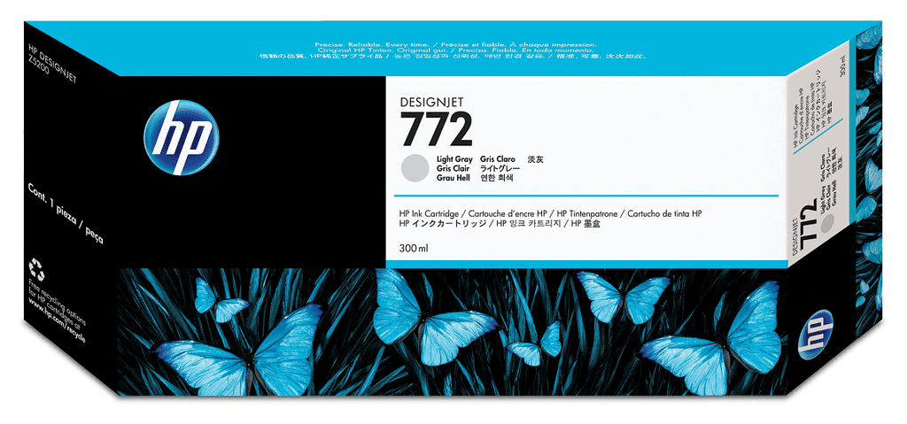 Genuine HP 772 Light Grey Ink Cartridge CN634A