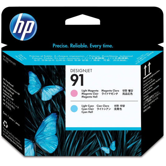 Genuine HP 91 Light Magenta/Light Cyan Printhead C9462A