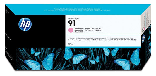 Genuine HP 91 Light Magenta Ink Cartridge C9471A
