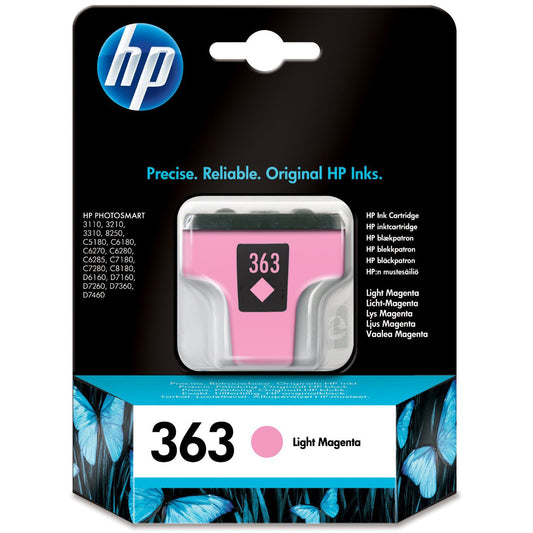 Genuine HP 363 Light Magenta Ink Cartridge C8775EE