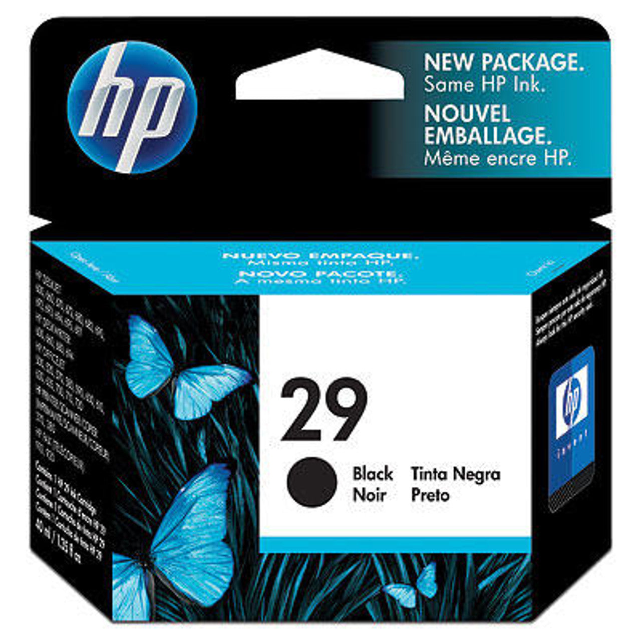 Genuine HP 29 Black Ink Cartridge 51629AE