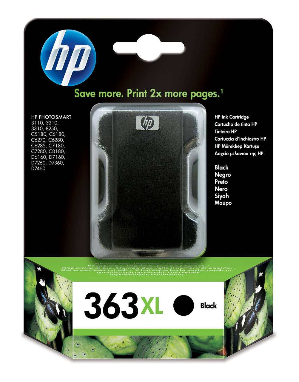 Genuine HP 363XL Black Ink Cartridge