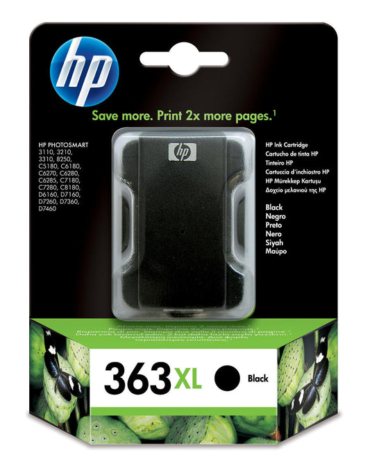 Genuine HP 363XL Black Ink Cartridge