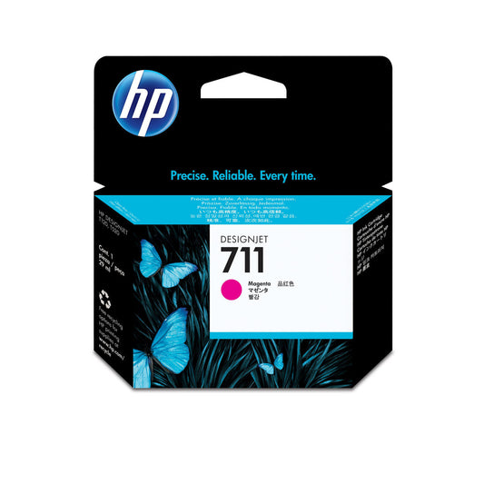 Genuine HP 711 Magenta Ink Cartridge CZ131A