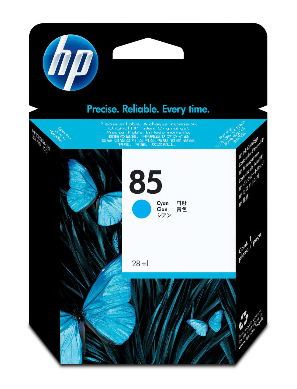 Genuine HP 85 Cyan Ink Cartridge C9425A