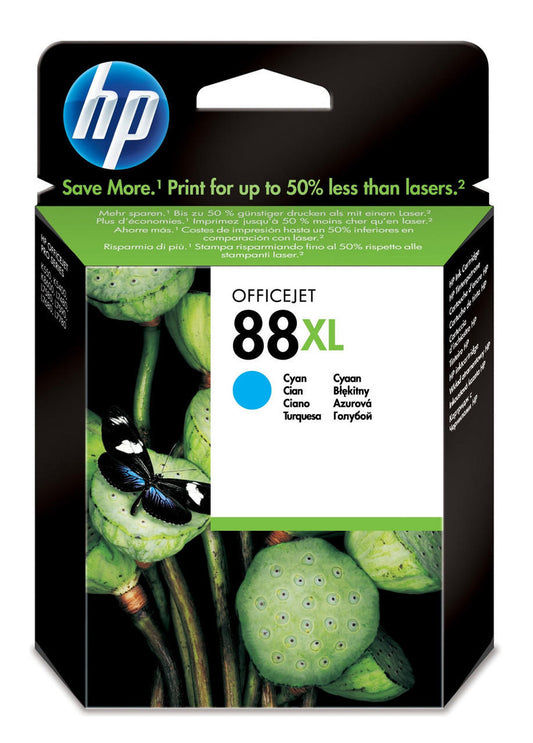 Genuine HP 88XL Cyan Ink Cartridge C9391AE