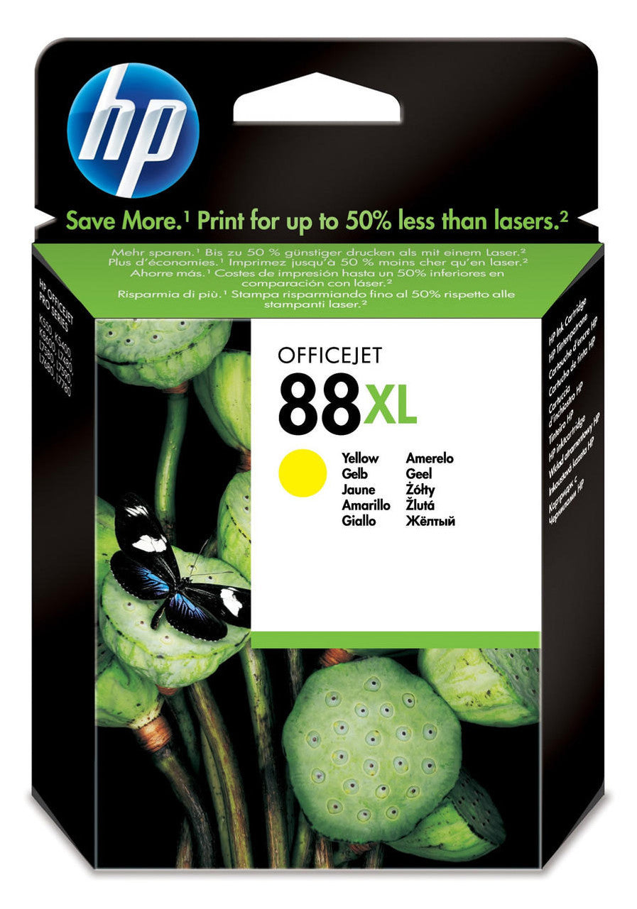 Genuine HP 88XL Yellow Ink Cartridge C9393AE