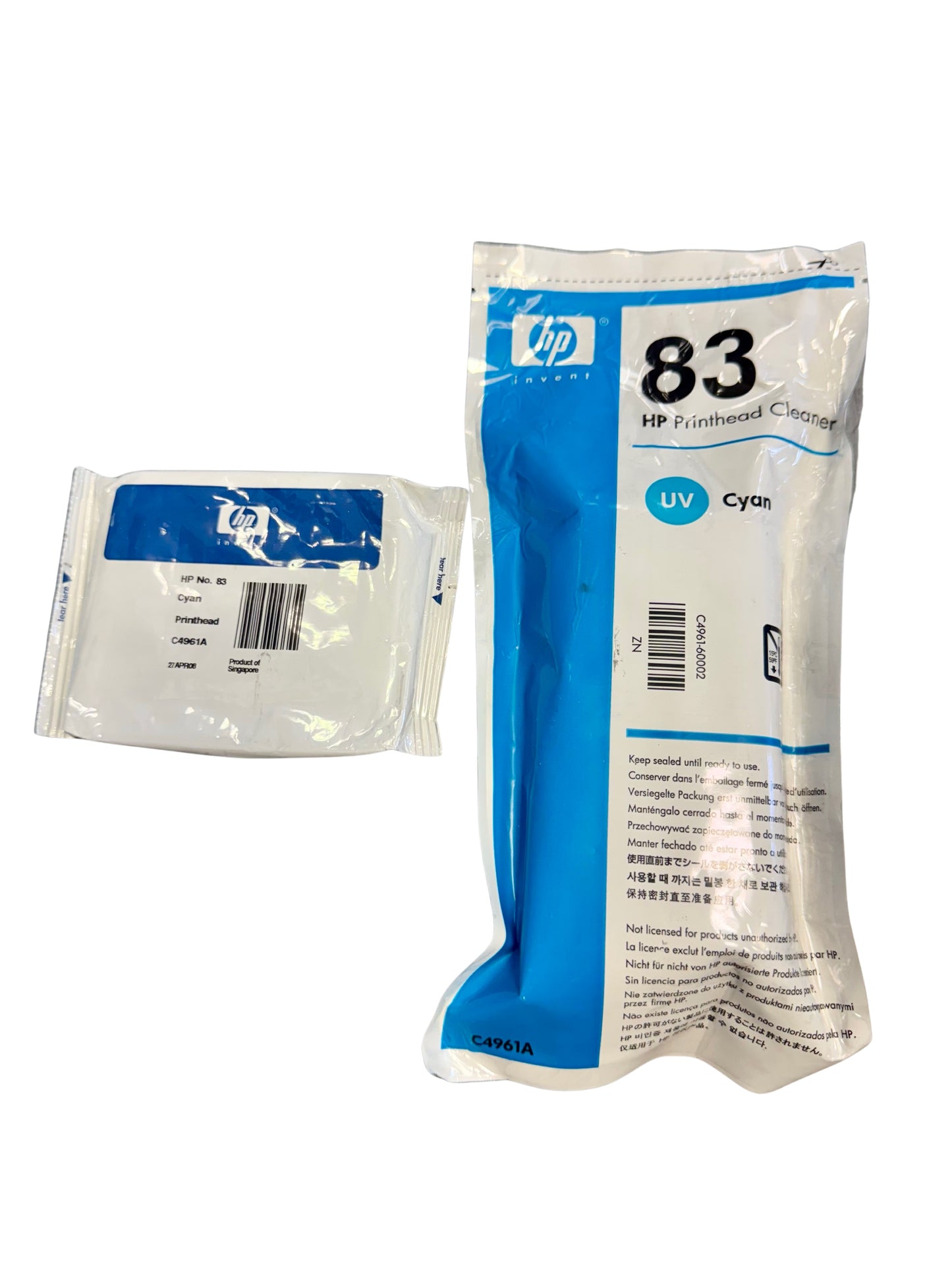 Genuine HP 83 Cyan Printhead & Cleaner (C4961A)