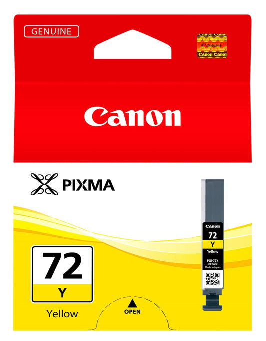 Genuine Canon PGI-72 Yellow Ink Cartridge