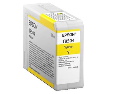 Genuine Epson T8504 Yellow Ink Cartridge
