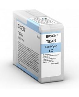 Genuine Epson T8505 Light Cyan Ink Cartridge