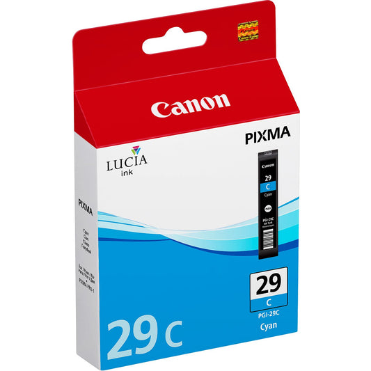 Genuine Canon PGI-29 Cyan Ink Cartridge 4873B001