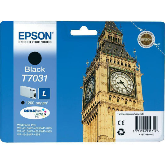 Genuine Epson T7031 Black Ink Cartridge