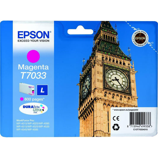 Genuine Epson T7033 Magenta Ink Cartridge
