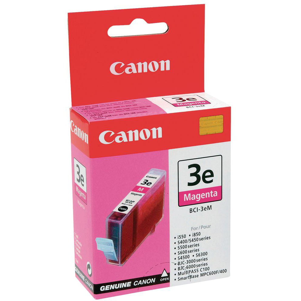 Genuine Canon BCI-3e Magenta Ink Cartridge 4481A002
