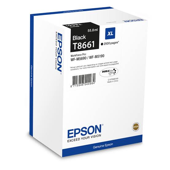 Genuine Epson T8661 Black Ink Cartridge (C13T866140)