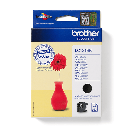 Genuine Brother LC121 Black Ink Cartridge
