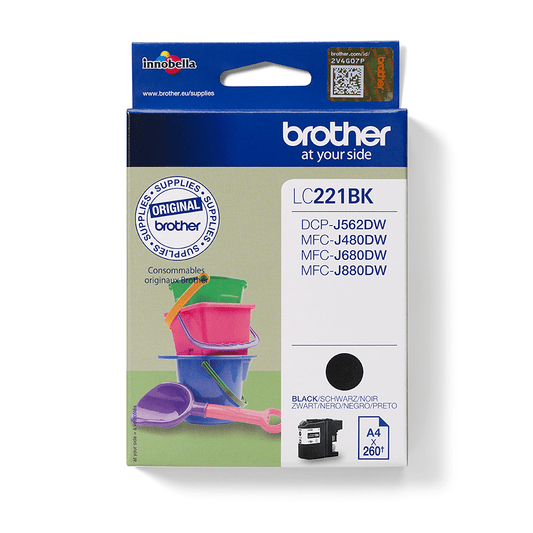 Genuine Brother LC221 Black Ink Cartridge