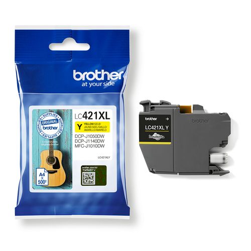 Genuine Brother LC421XL Yellow Ink Cartridge