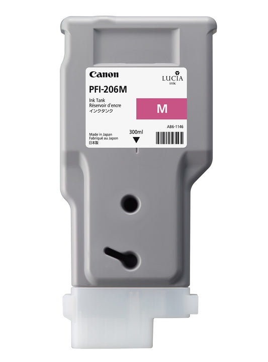 Genuine Canon PFI-206M Magenta Ink Cartridge 5305B001