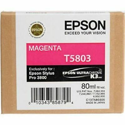 Genuine Epson T5803 Magenta Ink Cartridge
