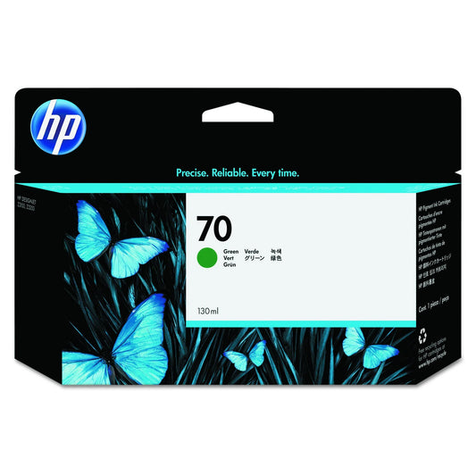 Genuine HP 70 Green Ink Cartridge C9457A