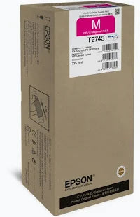 Genuine Epson T9743 Magenta Ink Cartridge (C13T974300)