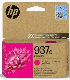 Genuine HP 937e Magenta High Capacity Ink Cartridge 4S6W7NE