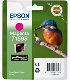 Genuine Epson T1593 Magenta Ink Cartridge (C13T15934010)