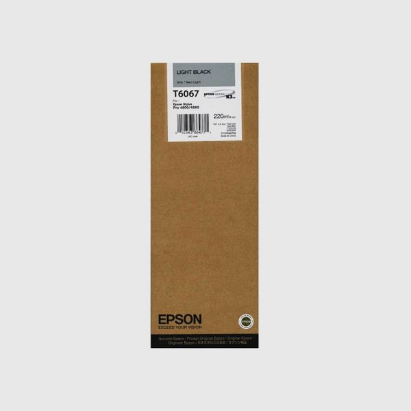 Genuine Epson T6067 Light Black Ink Cartridge