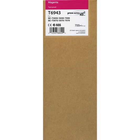 Genuine Epson T6943 Magenta Ink Cartridge C13T694300