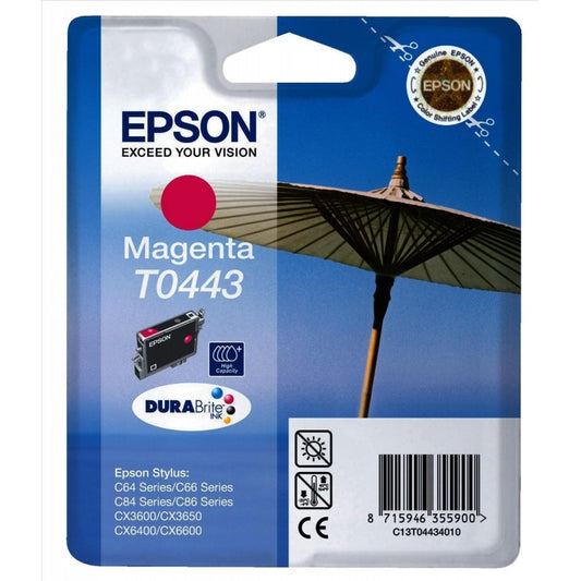 Genuine Epson T0443 Magenta Ink Cartridge