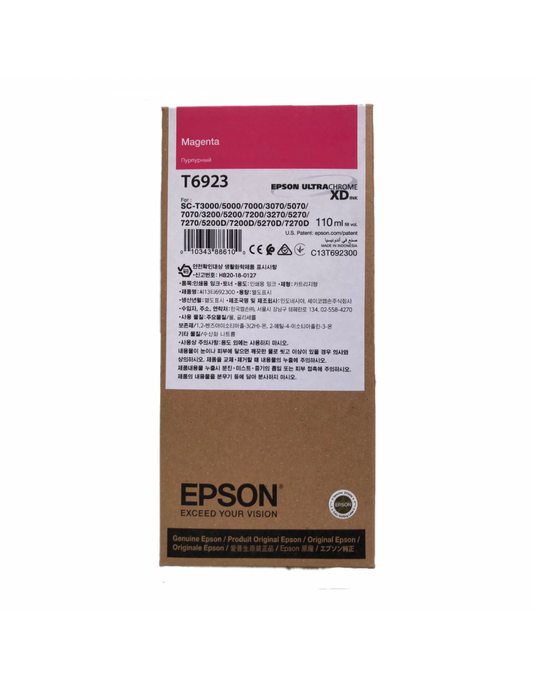 Genuine Epson T6923 Magenta Ink Cartridge 110ml