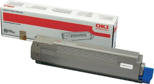 Genuine OKI 44643002 (C801/C821 ) Magenta Toner Cartridge (VAT included)