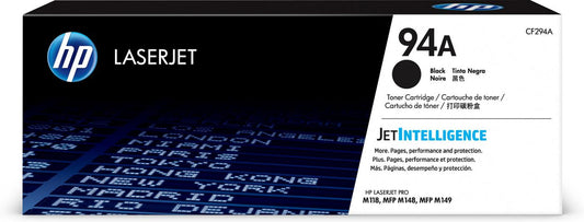 Genuine HP CF294A (94A) Black Toner Cartridge (VAT included)