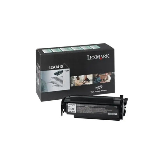 Genuine Lexmark 12A7410  Black Toner Cartridge (VAT included)