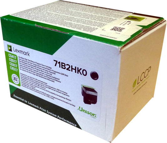 Genuine Lexmark 71B2HK0  Black Toner Cartridge (VAT included)