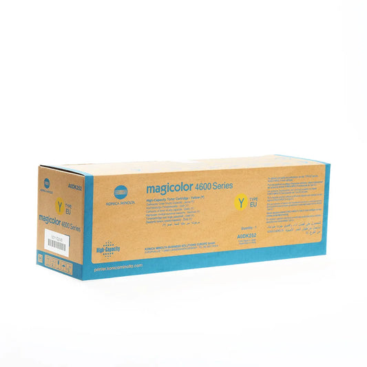 Genuine Konica Minolta A0DK252  Yellow Toner Cartridge (VAT included)