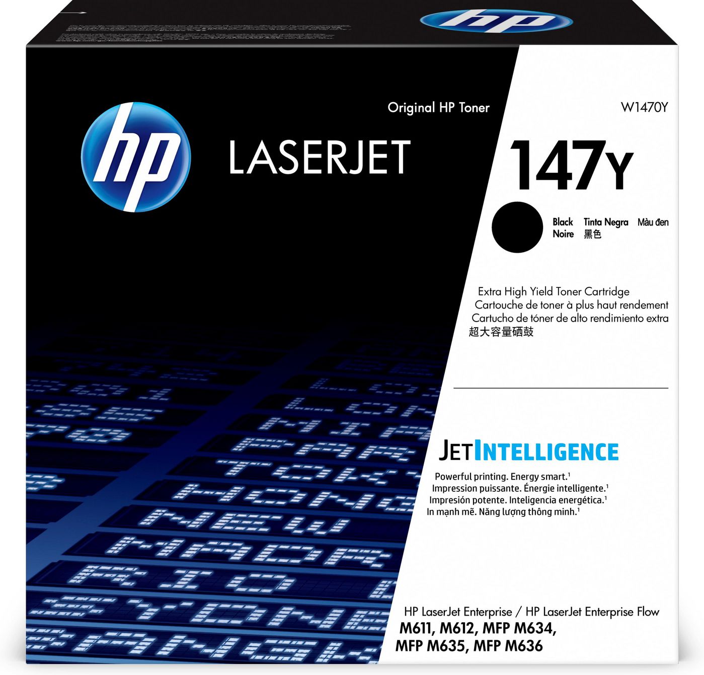 Genuine HP W1470Y (147Y) Black Toner Cartridge (VAT included)