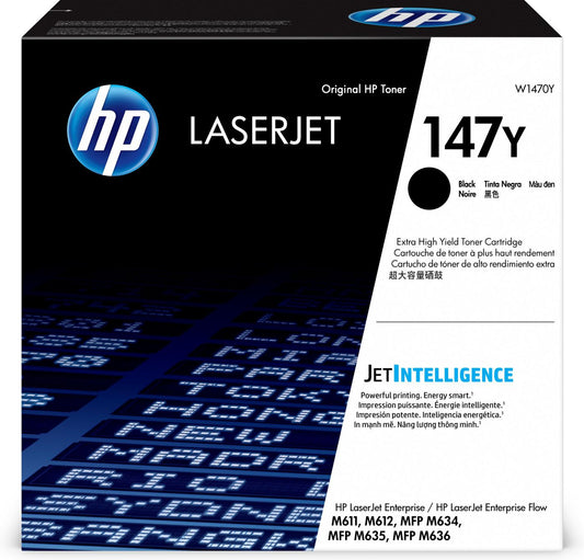 Genuine HP W1470Y (147Y) Black Toner Cartridge (VAT included)