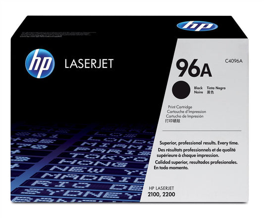 Genuine HP C4096A (96A) Black Printer Toner Cartridge