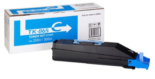 Genuine Kyocera TK-865C (1T02JZCEU0) Cyan Toner Cartridge (VAT included)