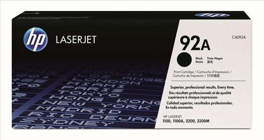 Genuine HP C4092A (92A) Black Printer Toner Cartridge