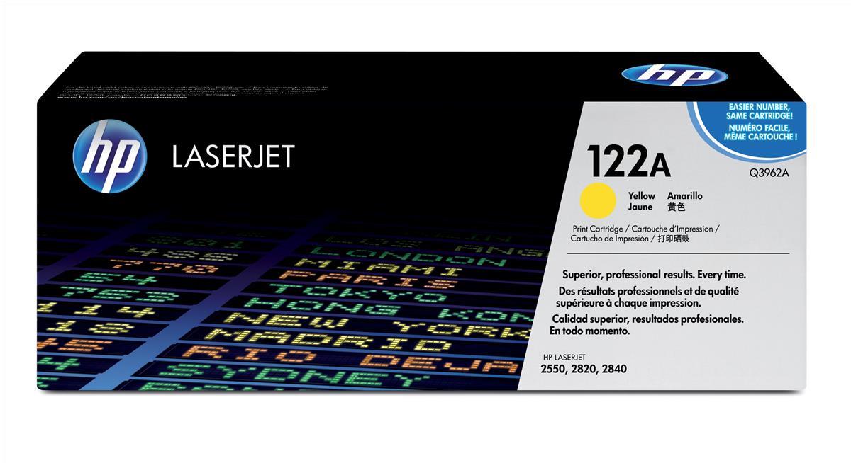 Genuine HP Q3962A (122A) Yellow Toner Cartridge (VAT included)