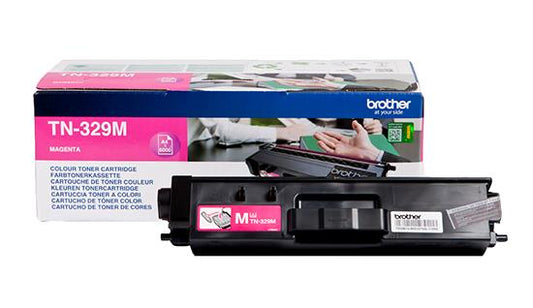 Genuine Brother TN329M (TN-329M) Magenta Toner Cartridge (VAT included)